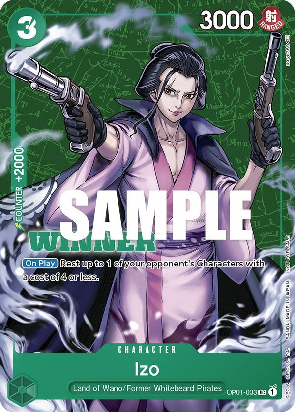 Image for Izo (Tournament Pack Vol. 2) [Winner] (OP01-033) - One Piece Card Game