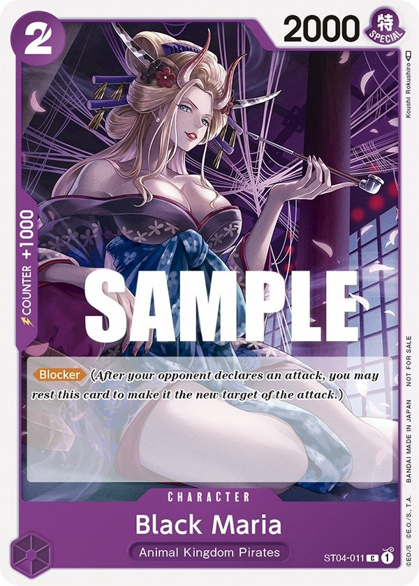 Image for Black Maria (Tournament Pack Vol. 2) (ST04-011) - One Piece Card Game