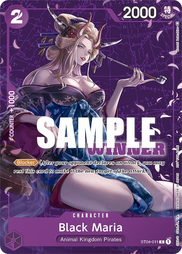 Image for Black Maria (Tournament Pack Vol. 2) [Winner] (ST04-011) - One Piece Card Game
