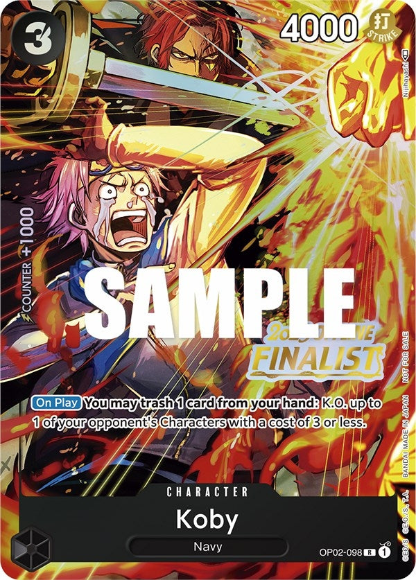 Image for Koby (Offline Regional 2023) [Finalist] (OP02-098) - One Piece Card Game