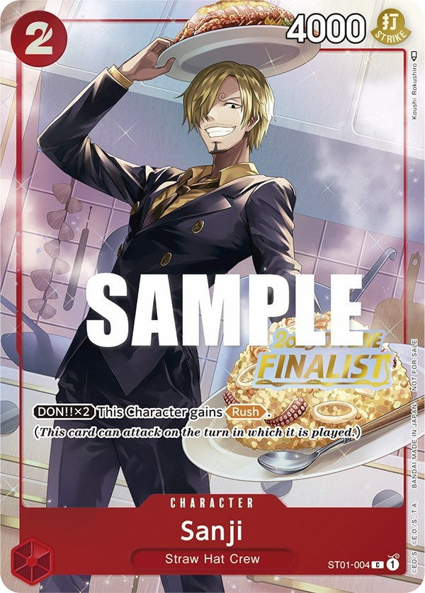 Image for Sanji (Offline Regional 2023) [Finalist] (ST01-004) - One Piece Card Game