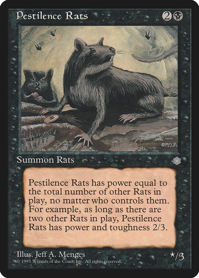 Image for Pestilence Rats - Magic: The Gathering