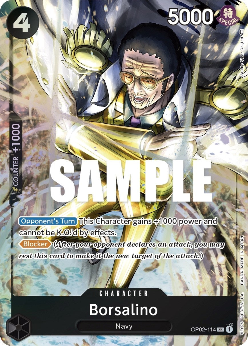 Image for Borsalino (Alternate Art) (OP02-114) - One Piece Card Game