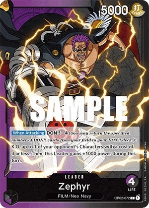 Image for Zephyr (OP02-072) - One Piece Card Game