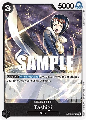 Image for Tashigi (OP02-105) - One Piece Card Game