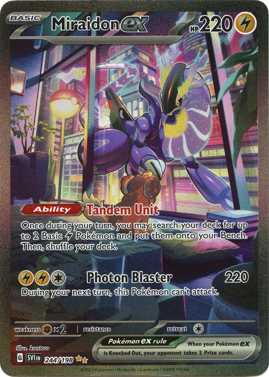 Image for Miraidon ex (244/198) - Pokemon