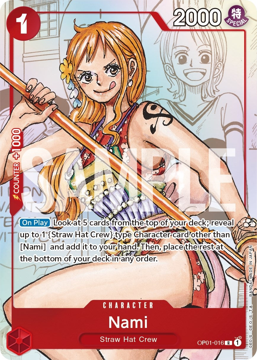 Image for Nami - OP01-016 (Alternate Art) (OP01-016) - One Piece Card Game
