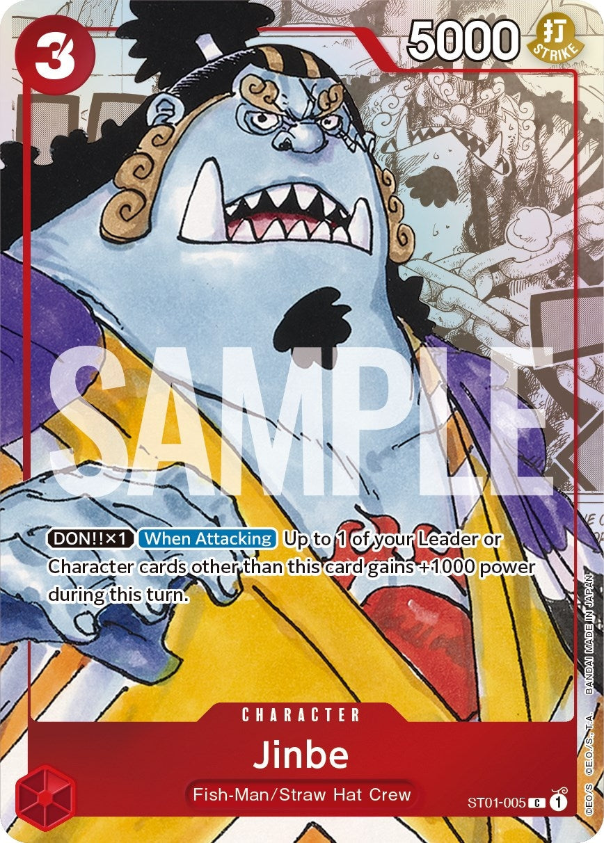 Image for Jinbe - ST01-005 (Alternate Art) (ST01-005) - One Piece Card Game