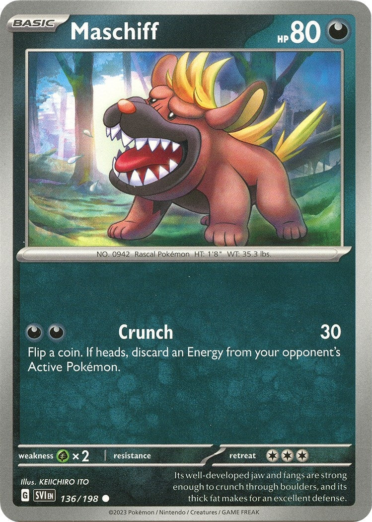 Image for Maschiff (136/198) - Pokemon