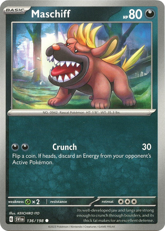 Image for Maschiff (136/198) - Pokemon