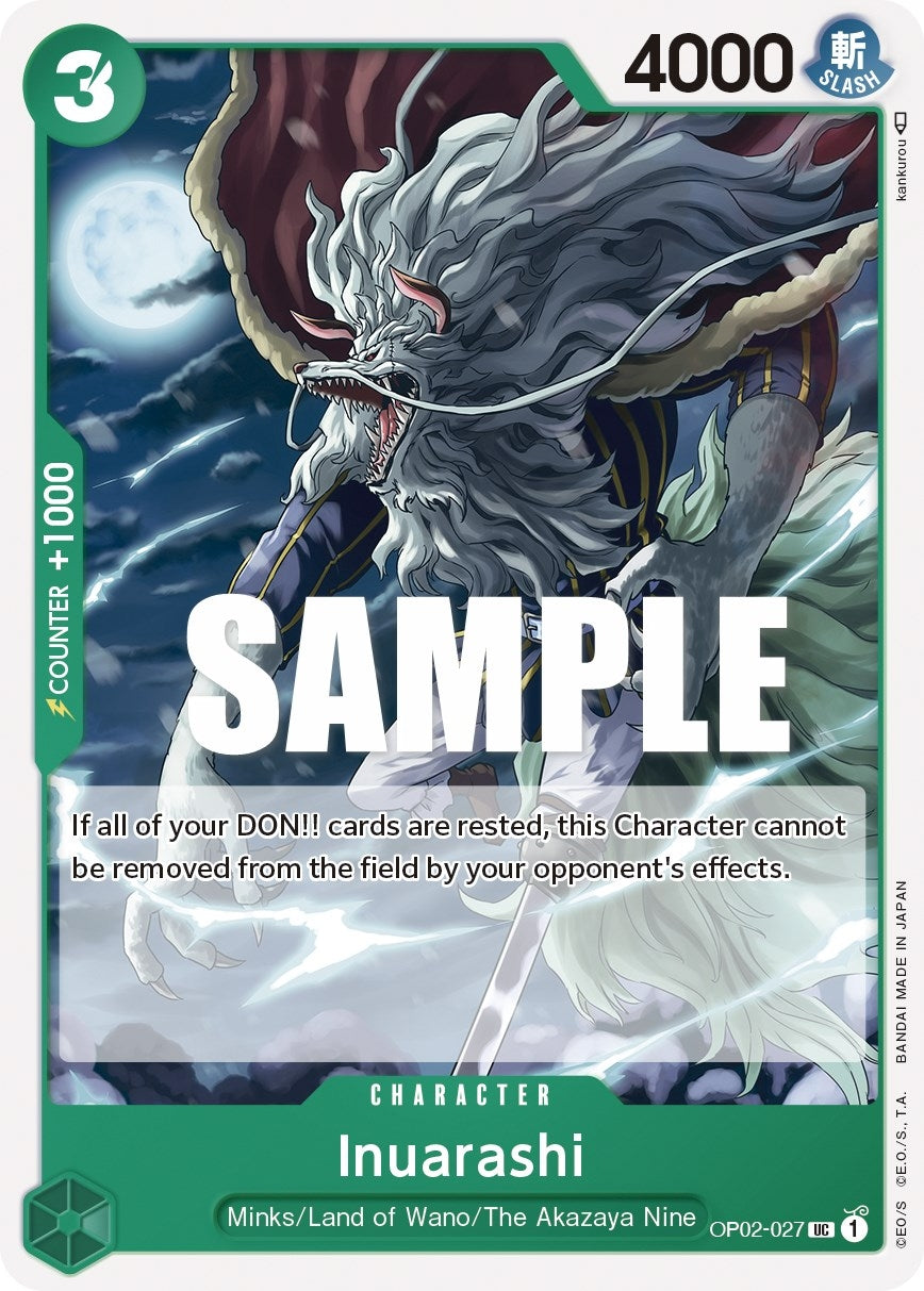 Image for Inuarashi (OP02-027) - One Piece Card Game