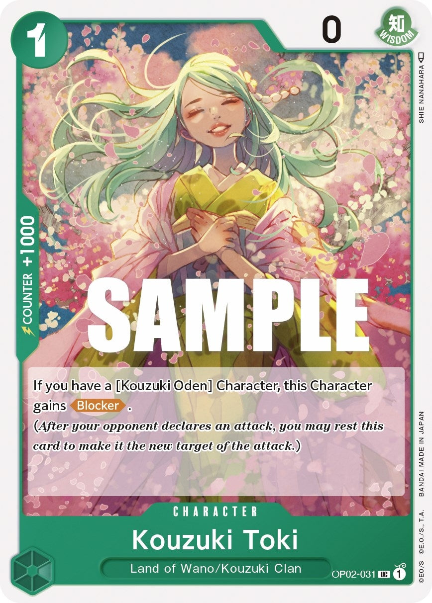 Image for Kouzuki Toki (OP02-031) - One Piece Card Game