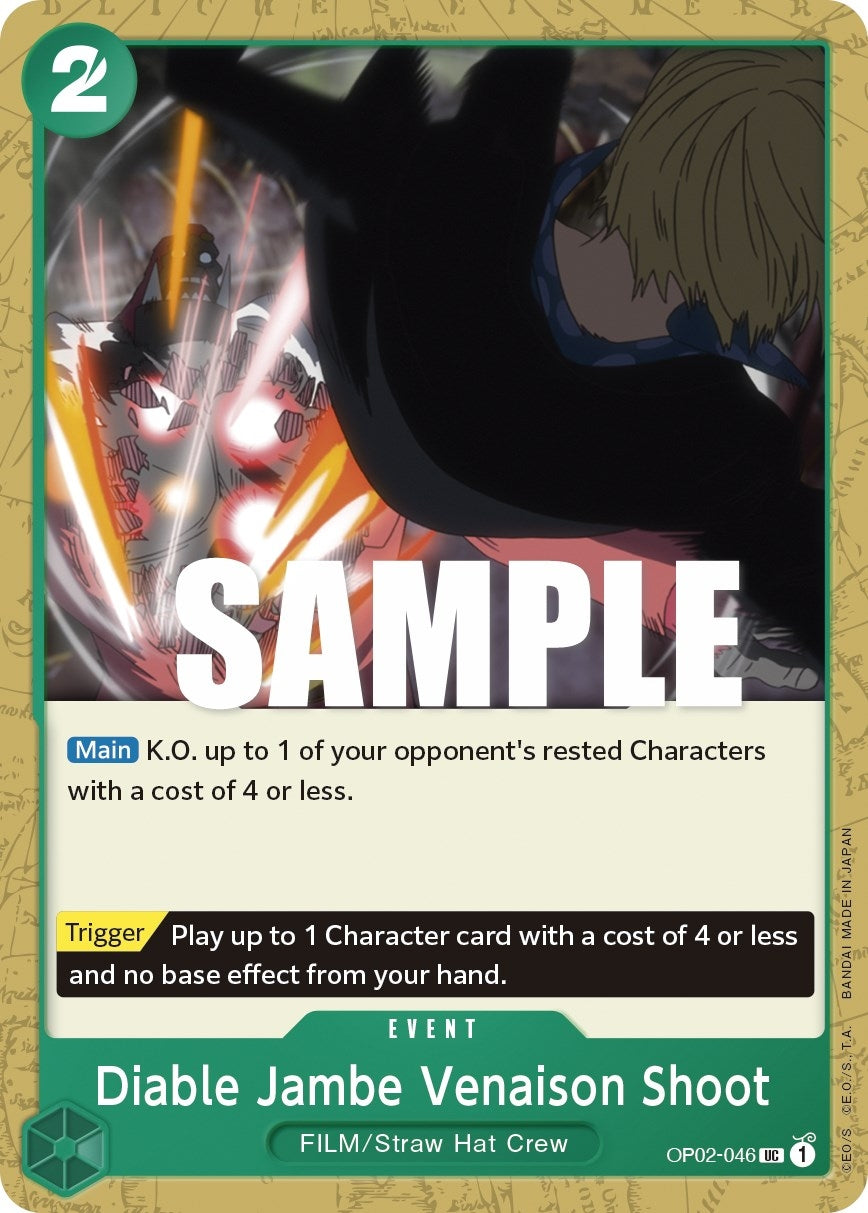 Image for Diable Jambe Venaison Shoot (OP02-046) - One Piece Card Game