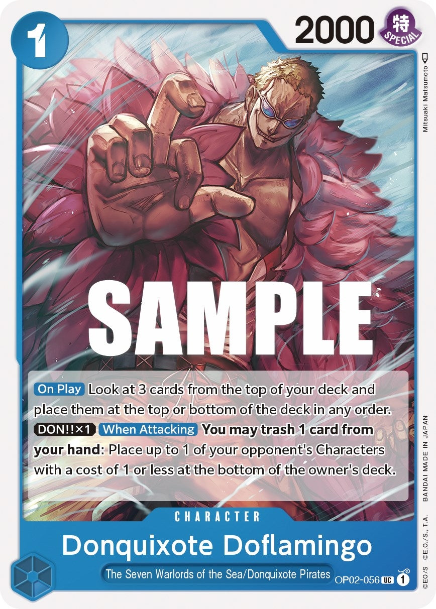 Image for Donquixote Doflamingo (OP02-056) - One Piece Card Game