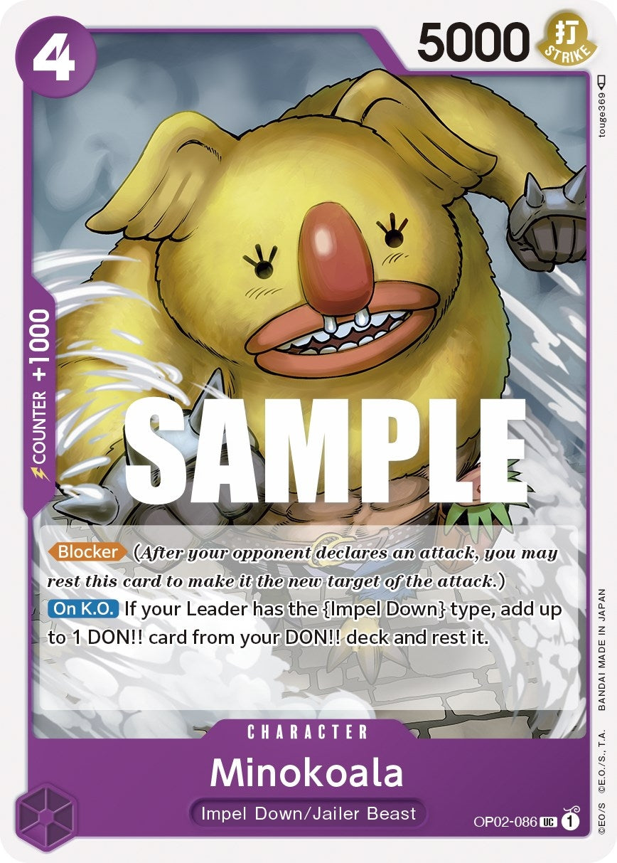 Image for Minokoala (OP02-086) - One Piece Card Game