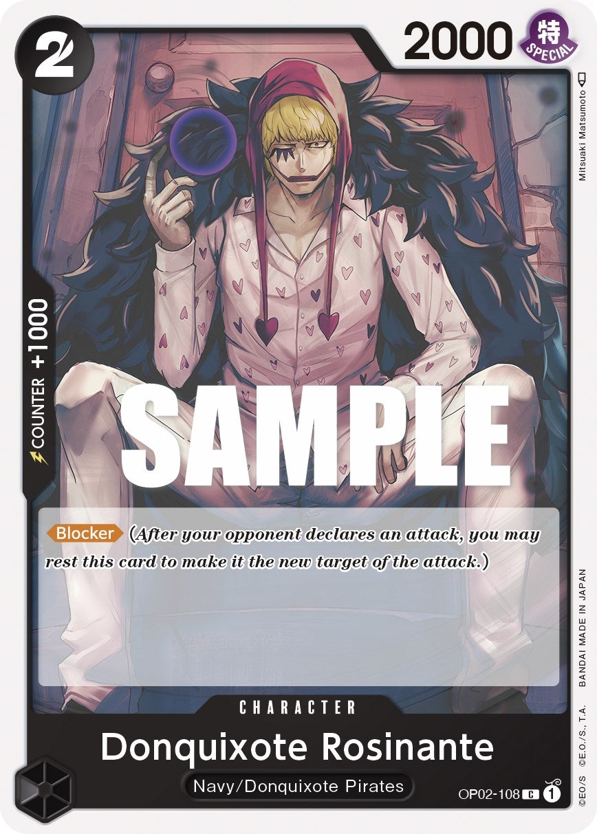 Image for Donquixote Rosinante (OP02-108) - One Piece Card Game