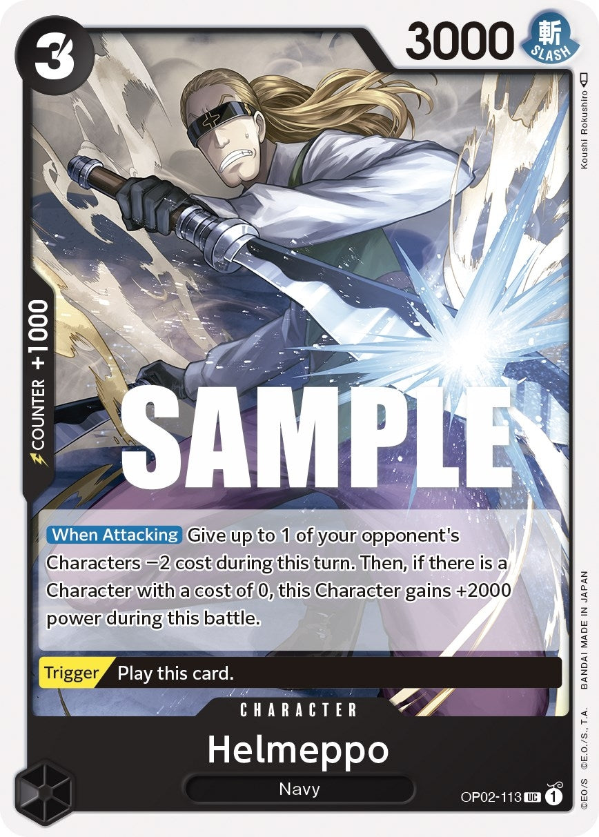 Image for Helmeppo (OP02-113) - One Piece Card Game