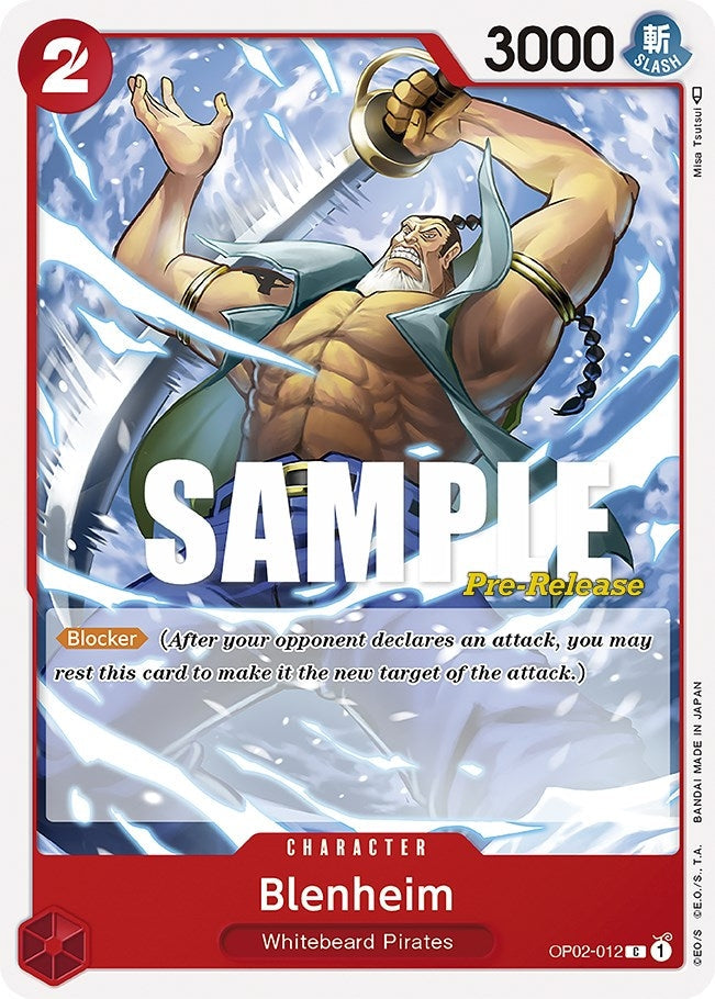 Image for Blenheim (OP02-012) - One Piece Card Game