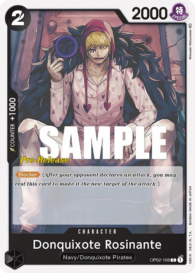 Image for Donquixote Rosinante (OP02-108) - One Piece Card Game