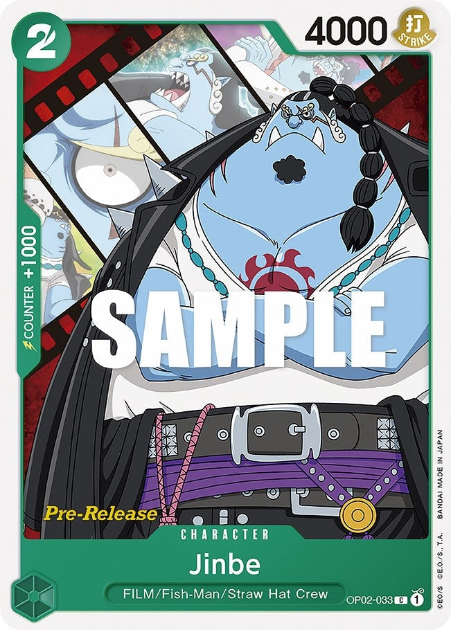 Image for Jinbe (OP02-033) - One Piece Card Game