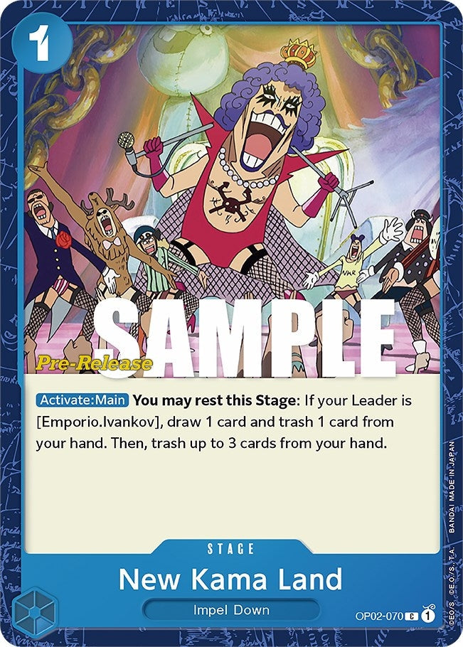 Image for New Kama Land (OP02-070) - One Piece Card Game