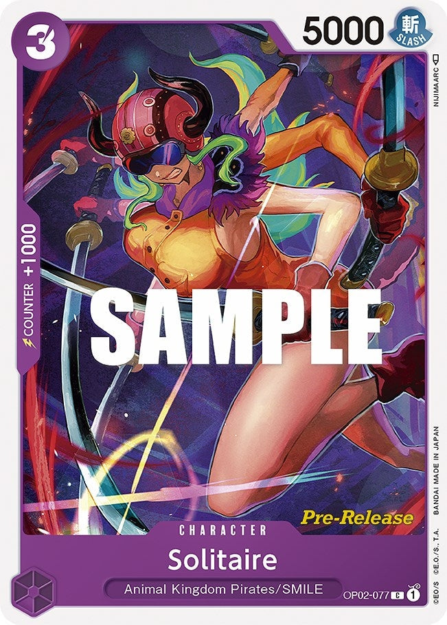 Image for Solitaire (OP02-077) - One Piece Card Game
