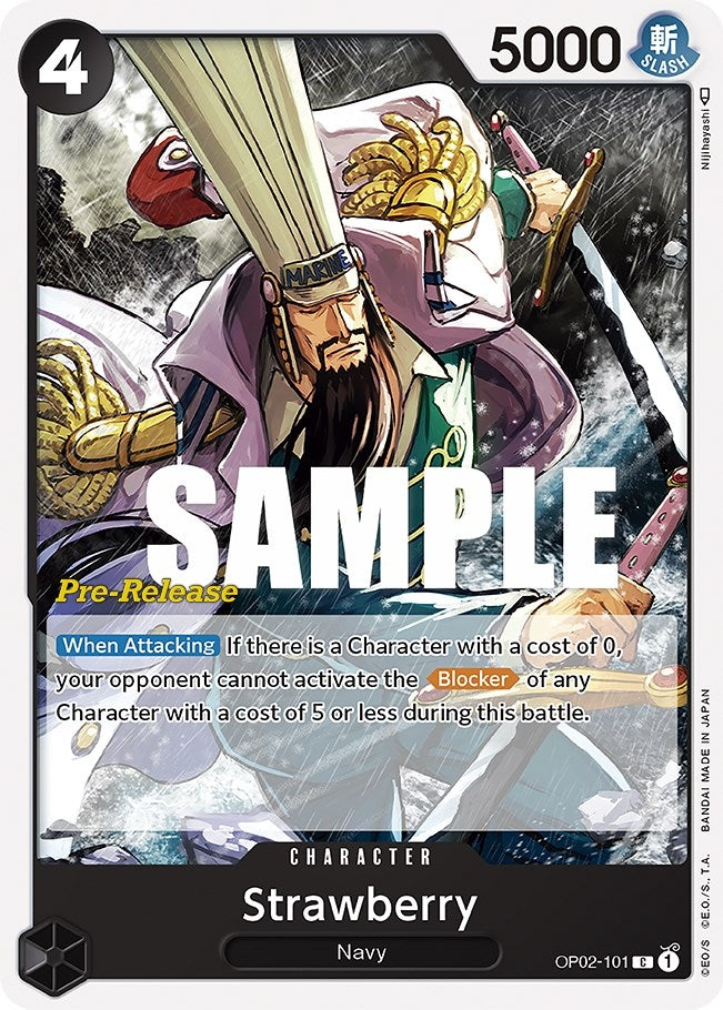 Image for Strawberry (OP02-101) - One Piece Card Game