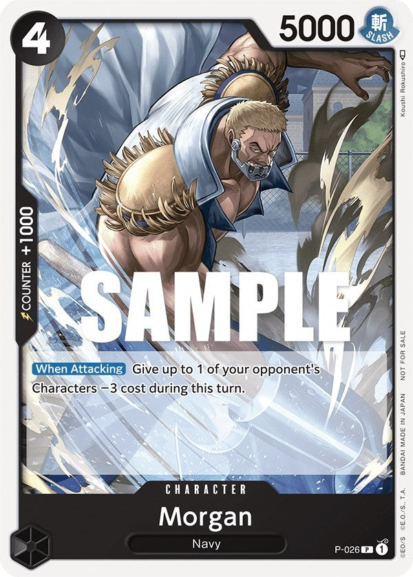 Image for Morgan (Pirates Party Vol. 2) (P-026) - One Piece Card Game