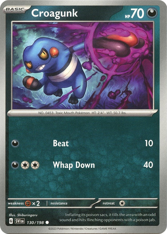 Image for Croagunk (130/198) - Pokemon