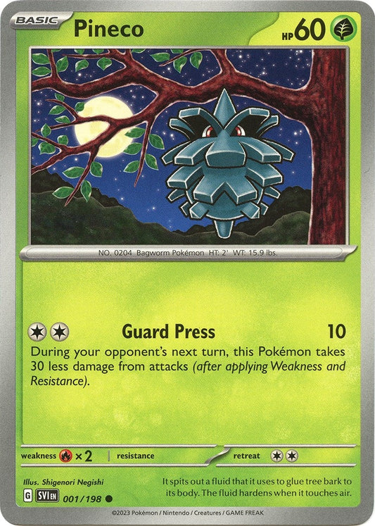 Image for Pineco (001/198) - Pokemon