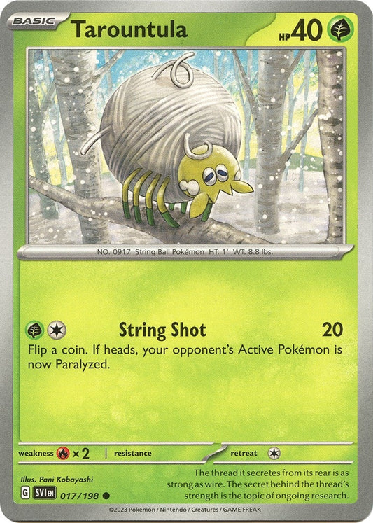 Image for Tarountula (017/198) - Pokemon