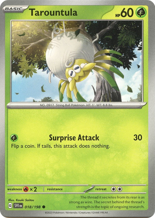 Image for Tarountula (018/198) - Pokemon
