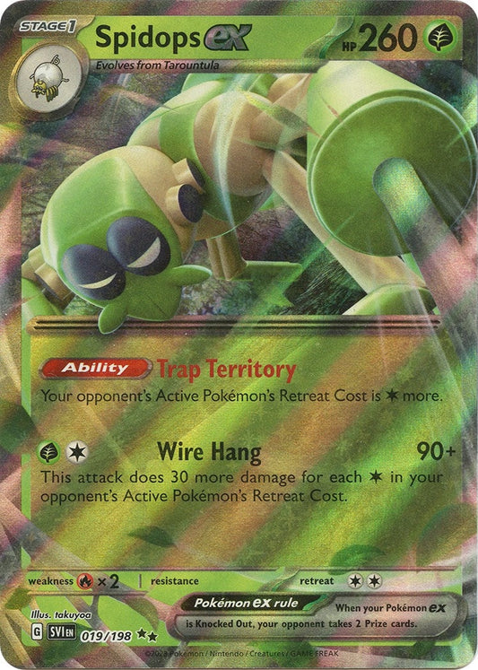 Image for Spidops ex (019/198) - Pokemon