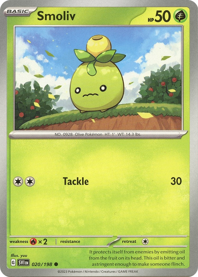 Image for Smoliv (020/198) - Pokemon