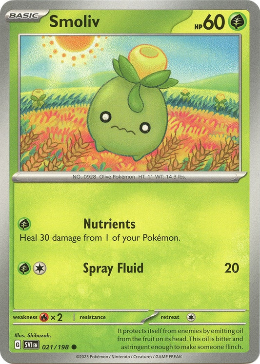 Image for Smoliv (021/198) - Pokemon