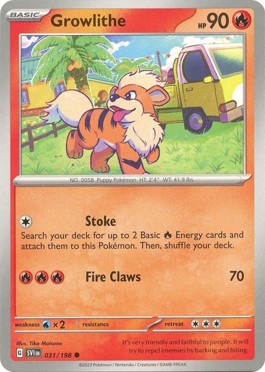 Image for Growlithe (031/198) - Pokemon