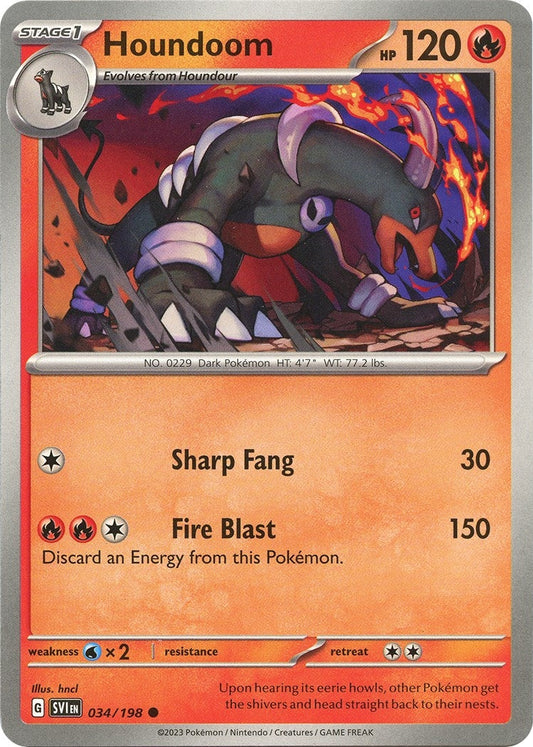 Image for Houndoom (034/198) - Pokemon