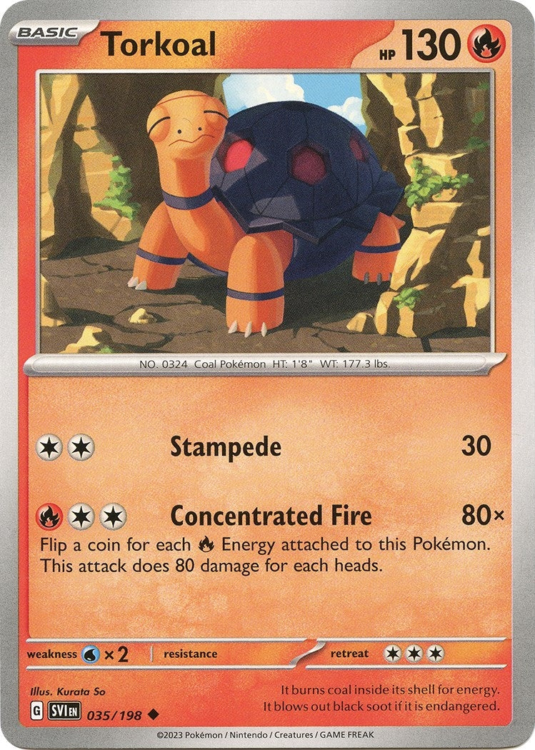 Image for Torkoal (035/198) - Pokemon