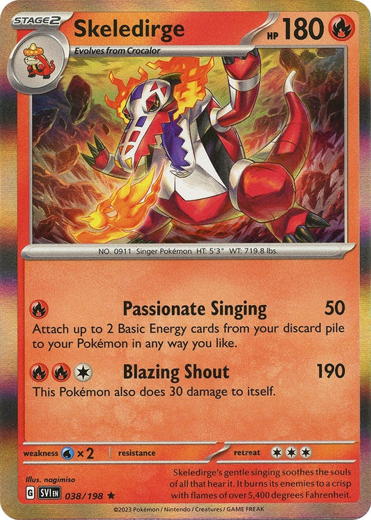 Image for Skeledirge (038/198) - Pokemon