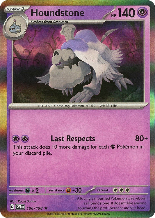 Image for Houndstone (106/198) - Pokemon