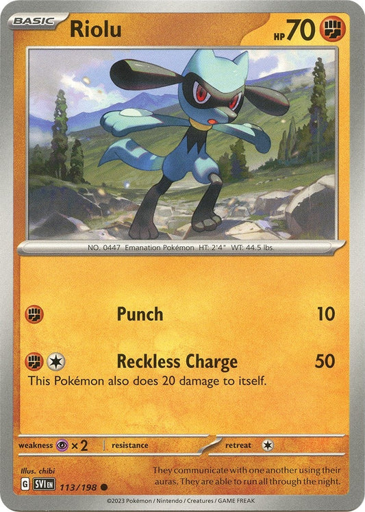 Image for Riolu (113/198) - Pokemon
