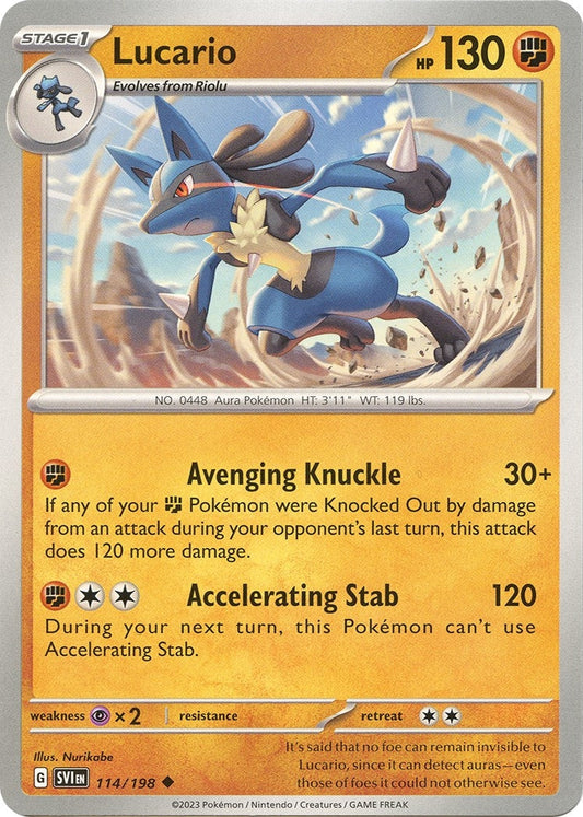 Image for Lucario (114/198) - Pokemon