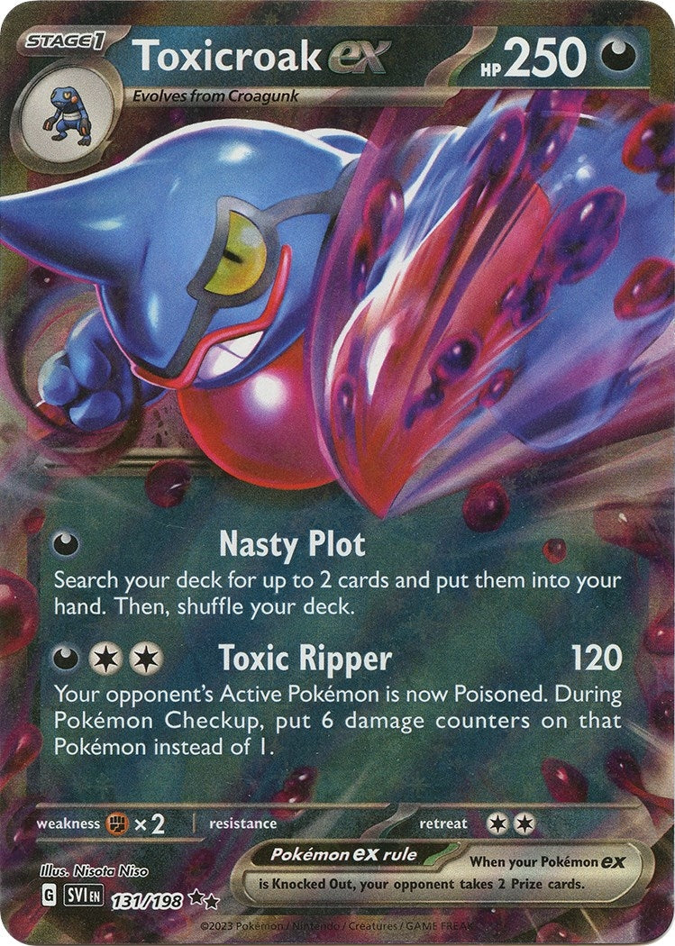 Image for Toxicroak ex (131/198) - Pokemon