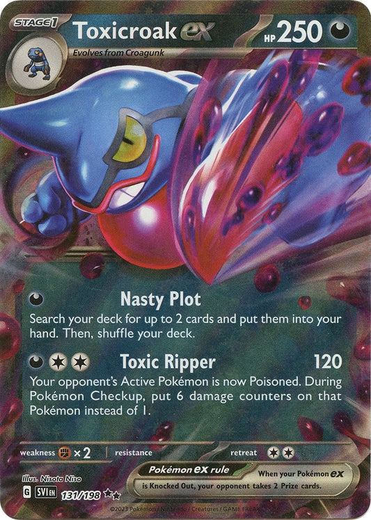 Image for Toxicroak ex (131/198) - Pokemon