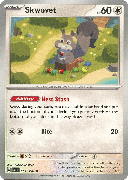 Image for Skwovet (151/198) - Pokemon