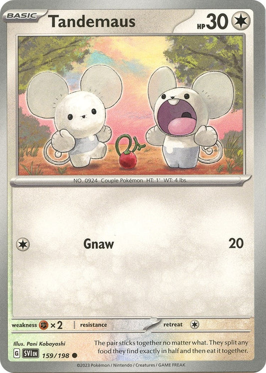 Image for Tandemaus (159/198) - Pokemon
