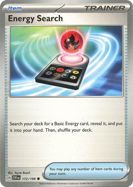 Image for Energy Search (172/198) - Pokemon