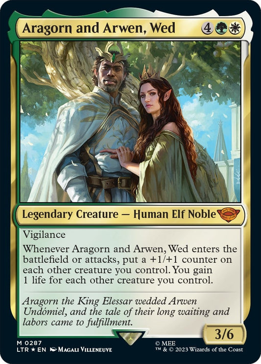 Aragorn and Arwen, Wed (287)