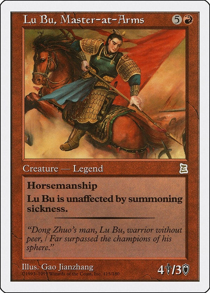 Image for Lu Bu, Master-at-Arms (115) - Magic: The Gathering