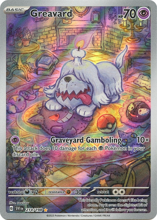 Image for Greavard (214/198) - Pokemon
